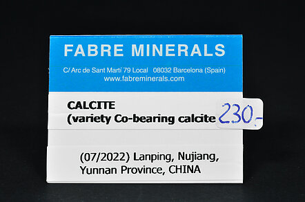 Calcite (variety Co-bearing calcite)