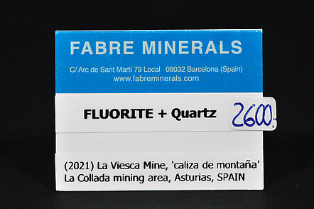 Fluorite with Quartz