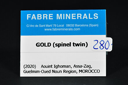 Gold (spinel twin)