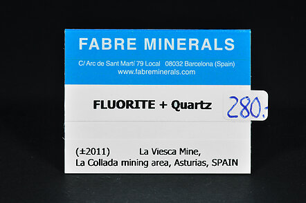 Fluorite with Quartz