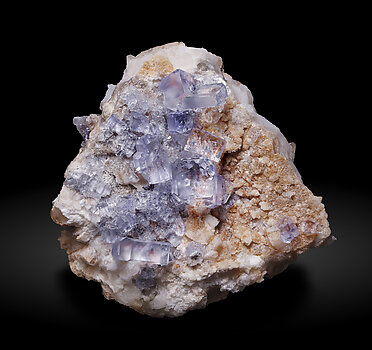 Fluorite with Calcite