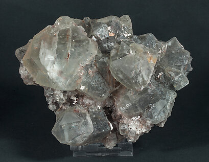 Fluorite with Baryte and Quartz