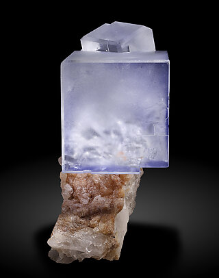 Fluorite with Calcite