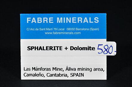 Sphalerite with Dolomite