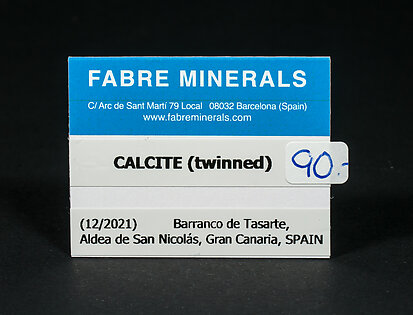 Calcite (twinned)