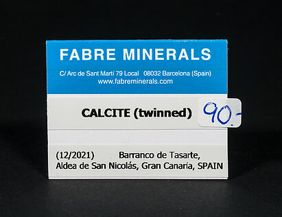 Calcite (twinned)