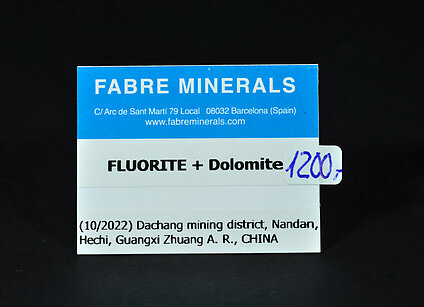 Fluorite with Dolomite