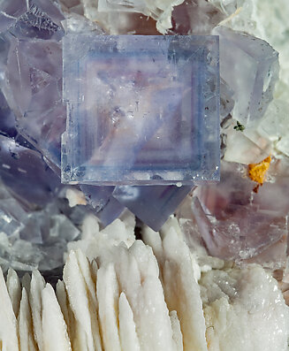 Fluorite with Baryte