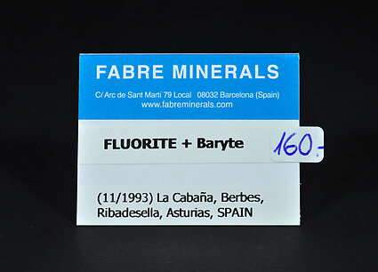 Fluorite with Baryte