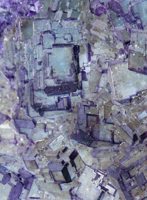 Fluorite with Calcite