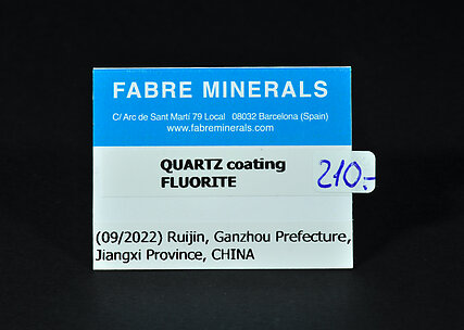 Quartz coating Fluorite