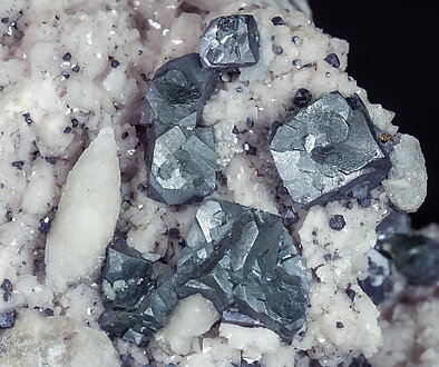 Galena with Calcite and Dolomite