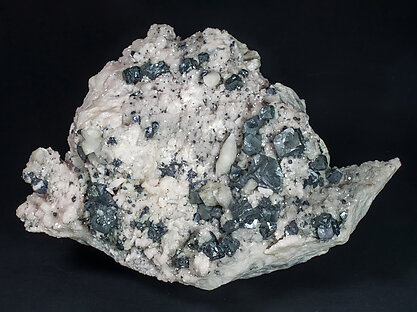 Galena with Calcite and Dolomite