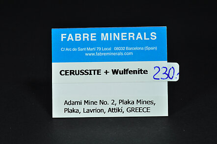 Cerussite with Wulfenite