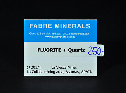 Fluorite with Quartz