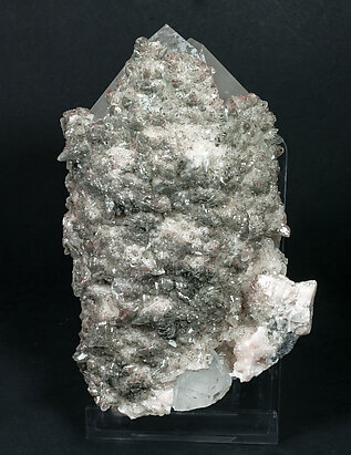 Quartz with Calcite and Pyrite inclusions