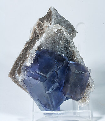 Fluorite with Quartz