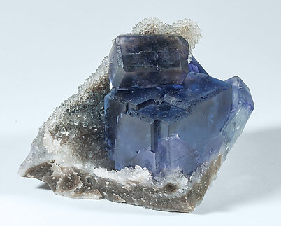 Fluorite with Quartz