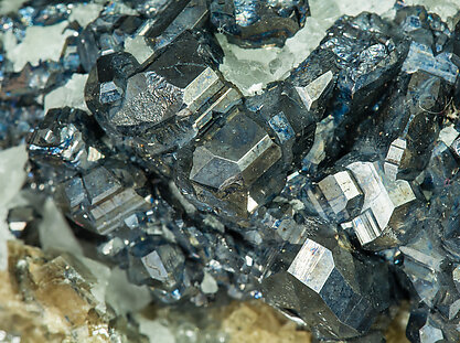 Bournonite with Galena, Siderite, Quartz and Calcite