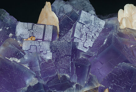 Fluorite with Baryte. 