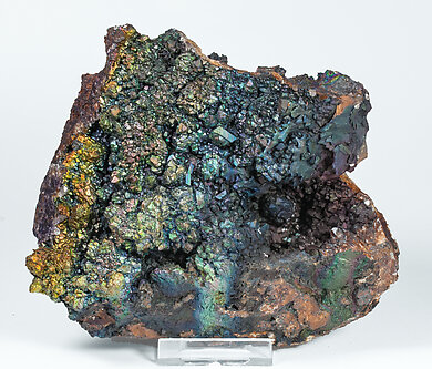 Cerussite after Anglesite and Goethite