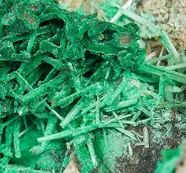 Cerussite with Malachite. 