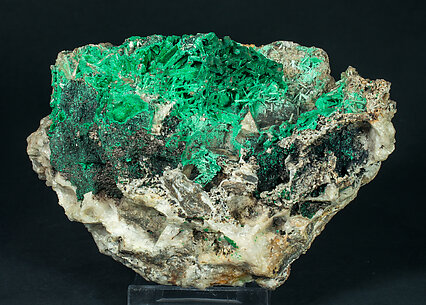 Cerussite with Malachite