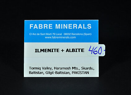Ilmenite with Albite