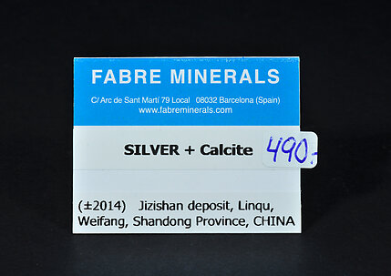 Silver with Calcite