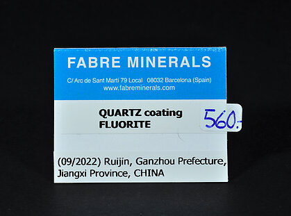 Quartz coating Fluorite