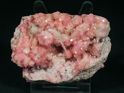 Rhodochrosite with Quartz and Pyrite