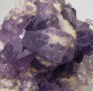 Fluorite on Quartz. 