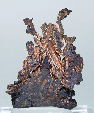 Copper with Cuprite. Rear