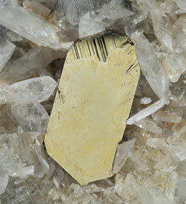 Cubanite with Calcite. 