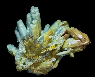 Pyromorphite and Plumbogummite. Rear