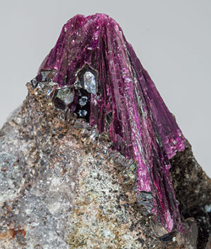 Erythrite with Phlogopite and Quartz. 