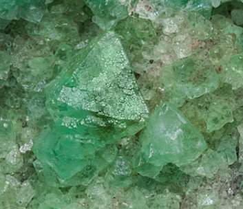 Octahedral Fluorite. 