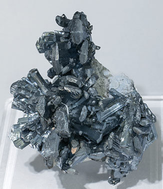 Stibnite with Calcite. 