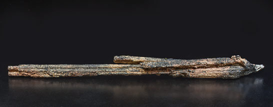 Metastibnite with Stibnite. Rear