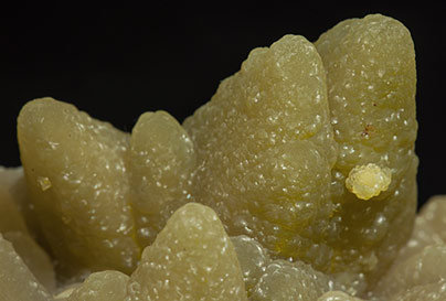 Smithsonite pseudo Calcite with Calcite. 