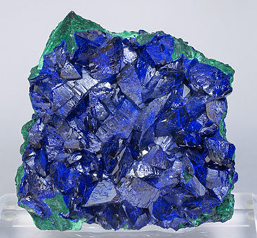 Azurita con Malaquita. 