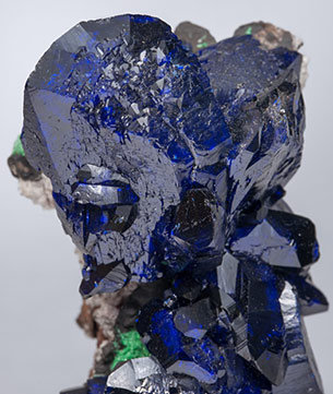 Azurite with Malachite. 