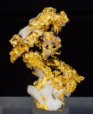 Gold with Quartz. Front