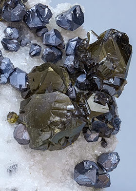 Sphalerite with Galena and Quartz. 