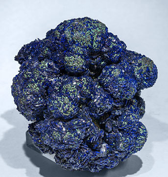 Azurite with Malachite. Front