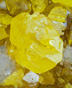 Sulphur with Celestine. 