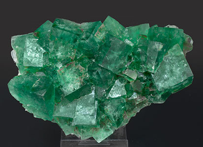 Fluorite with limonite. Front