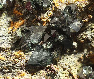 Scorodite with Karibibite. 