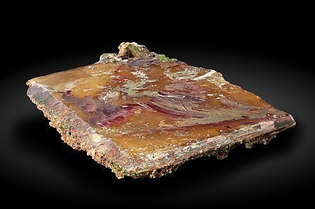 Wulfenite. Side