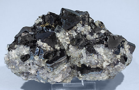 Sphalerite with Quartz, Pyrite and Galena. 